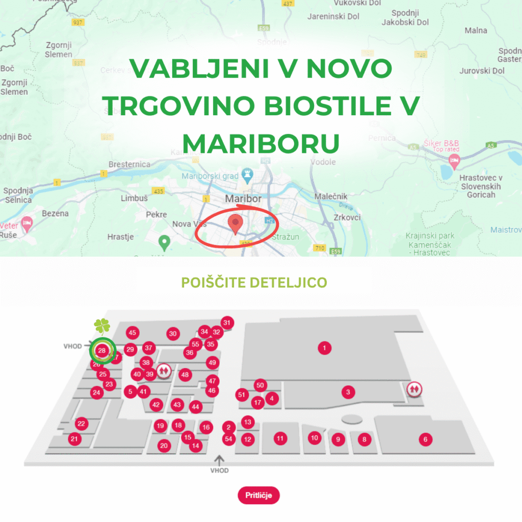 Vabljeni na veliko otvoritev nove trgovine Biostile v srcu Maribora